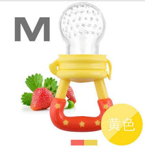 Load image into Gallery viewer, Silicone Baby Pacifier Feeder Cartoon Animal Infant Nipple Holder Newborn Fruit pacifier Tetine Silicona Nipple Bit