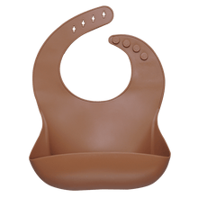 Load image into Gallery viewer, Silicon Breastplate Baby Bib Waterproof Solid Infant Bandana Bibs Newborn Feeding Burp Cloth Bib For Kids