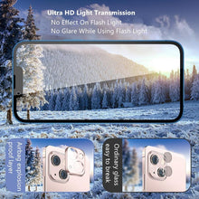 Load image into Gallery viewer, Colourful Tempered Glass Protective Film For iPhone 13 12 11 Pro Max Back Cover Camera Lens Screen Protector For iPhone 13 Mini Camera Lens Protective Lens Film