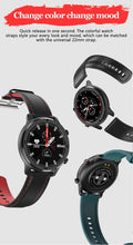 Load image into Gallery viewer, Modern Full Round Touch Display Smart Watch for Men In Business Luxury Style With IP68 Waterproof Protection and Heart Rate Blood Pressure Monitor 5 Days Standby Smartwatch
