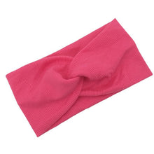 Load image into Gallery viewer, Baby Solid Cross Knitted Headband For Girls Women Kids Twisted Elastic Hairband Turban