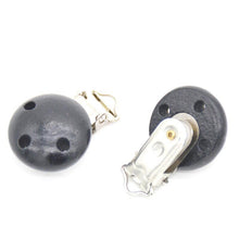 Load image into Gallery viewer, Wooden Baby Children Pacifier Holder Clip Infant Cute Round Nipple Clasps For Baby Product