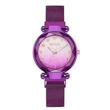 Load image into Gallery viewer, Women Magnet Buckle Gradient Color Watches Luxury Ladies Fashion Female Wristwatches For Gift Clock For Women and Girls