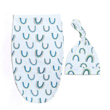 Load image into Gallery viewer, Baby Envelope Newborn Rainbow Baby Swaddle Blanket Set Cotton Swaddling Bag Sleep Sack Bedding Sleep Bag