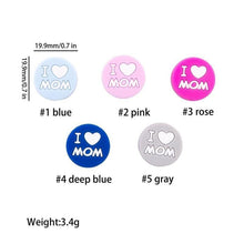 Load image into Gallery viewer, 5PCS/SET Silicone Animal Beads BPA Free Baby Teething Beads Toy For Pacifier Clips New Born Silicone Rodent Tiny Rod Baby Teether For Baby Kids