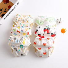 Load image into Gallery viewer, 8-layer Pants Baby Diapers Reusable Training Pants Washable Cloth Diapers Waterproof Pants Nappies With Leak-proof Side