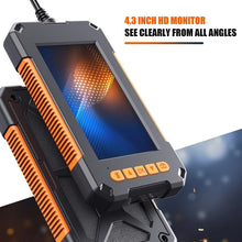 Load image into Gallery viewer, 4.3" IPS Screen Industrial Endoscope Camera HD1080P Single Dual Lens Inspection Borescope IP68 Waterproof LEDs 2600mAh Battery