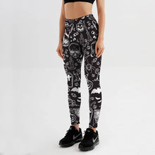Load image into Gallery viewer, Qickitout Leggings Halloween Day SEXY New Women's Legging Ghost Skull Pumpkin Palm Styles Digital Print Trousers Leggings