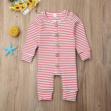 Load image into Gallery viewer, Baby Spring Autumn Clothing Ripped Romper Long Sleeve Jumpsuit Playsuit Outfit Clothes For Girls In elegant New Deisgn