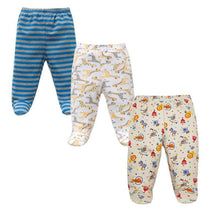 Load image into Gallery viewer, 3PCS Baby Pants 100% Cotton Baby Girls and Boys Clothes Unisex Casual Bottom PP Pants Newborn Baby Clothing For Children
