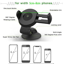 Load image into Gallery viewer, Strong Adjustable Mobile Car Holder For Phone in Car Holder Windshield Cell Stand Support