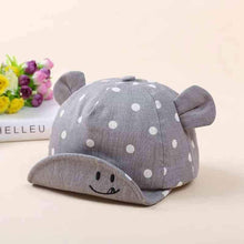 Load image into Gallery viewer, Modern fashion Cute Baby Caps Cute Ear For Baby Girl/Boy Beach Sun Hats Children with Adjustable Snapback Hat For Kids