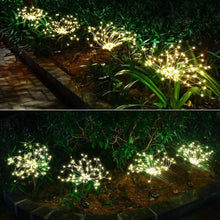 Load image into Gallery viewer, Modern Garden Luxury LED Solar Waterproof Lamp In Shape Of Tree Fireworks With Copper Wires
