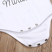 Load image into Gallery viewer, Newborn Kids Baby Girls Boys Clothes Father's Day Letter Print Romper Bodysuit For Baby For Girls And Boys Dadies & Momies Miracle Print