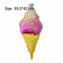 Load image into Gallery viewer, Big Popular Decorations Ballons in Donuts Lip Stick Ice Cream and Rainbow Style Balloons For Kids Baby and Birthday Decorations Inflatable Helium