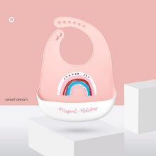 Load image into Gallery viewer, Food Grade Silicone Baby Bibs Waterproof Bib for Newborn Boy Girl Feeding Towel Burp Cloth For Kids