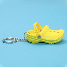 Load image into Gallery viewer, 1PCS 3D Mini 7.5cm EVA Beach Hole Little Croc Shoe Keychain Bag Accessories Decoration Keyring Car Handbag Key Chain Charms