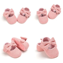 Load image into Gallery viewer, Baby Girl Princess Shoes Newborn Girls Bowknot Soft Bottom Casual Prewalkers For Baby Girl Shoes 0-18Months