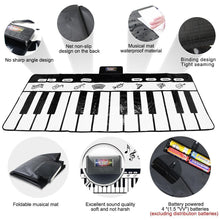 Load image into Gallery viewer, Electronic Musical Piano Mat Keyboard Baby Crawling Touch Play Game Carpet Mat Educational Musical Instrument Toy For Kids