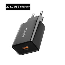 Load image into Gallery viewer, Mini Fast USB 18W Charger Support Quick Charge 3.0 USB Type-C PD Charger Portable Phone Charger