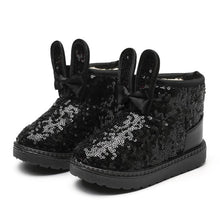 Load image into Gallery viewer, Warm Kids Snow Boots For Children New Toddler Winter Princess Cartoon Shoes Non-slip Flat Round Toe Girls Baby Lovely Boots