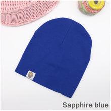 Load image into Gallery viewer, Baby Street Dance Hip Hop Hat Cotton Toddler Hat for Boys and Girls Cap Winter Warm Solid Color Children Hat In Modern Design