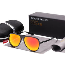 Load image into Gallery viewer, Luxury Elegent Unisex Aluminum Magnesium Sunglasses Polarized Trending Styles Black Sun glasses Sports Eyewear For Women and Men With UV400 Protection
