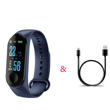 Load image into Gallery viewer, Proffesional Smart Sport Watch With Band Blood Pressure Monitor and Bracelet M3Plus Wristband for Men and Women In Modern Design