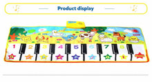 Load image into Gallery viewer, Big Musical Mat Carpet Touch Play Piano with 8 Animals Sound Music Instrument Baby Play Mat Rug Educational Toys For Kids