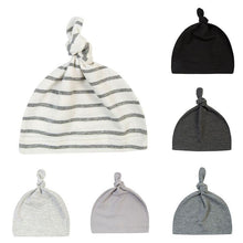 Load image into Gallery viewer, Baby Knot Cotton Hat Spring Autumn Toddler Beanies Cap Winter Warm Solid Color Children Hat