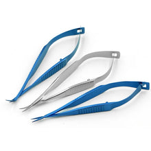 Load image into Gallery viewer, Titanium alloy Ophthalmic microsurgery Stainless steel scissors animal experiment 8.5cm Venus scissors surgical tools