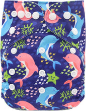 Load image into Gallery viewer, Baby Cloth Diapers Reusable Nappies Character Unisex Baby Care Pants Waterproof Pocket Cloth Diaper For Baby