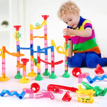 Load image into Gallery viewer, Marble Run Race Track Building Blocks 3D Maze Toy