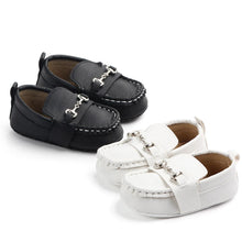 Load image into Gallery viewer, Leather Baby Shoes Fashion Infant Boys Girls Anti-slip Soft Sole Newborn First Walkers Luxury Shoes Design For Kids