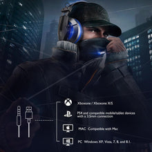 Load image into Gallery viewer, NEW Trend Gaming Headset Gamer Ear Wired Headphones for Smartphone/PS4/PC/Xbox with Retractable Rotate Microphone and LED Light