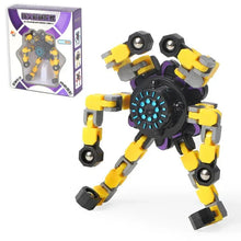 Load image into Gallery viewer, Deformable Fidget Spinner Chain Toy – Stress Relief Sensory Spinner for Kids & Adults