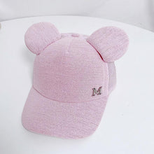Load image into Gallery viewer, Luxury Modern Shiny Kids Baby Hat With Ear Letter Summer Baby Girl Boy Sun Hat Baseball Caps Cotton For Kids