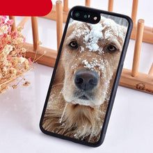 Load image into Gallery viewer, Golden Retriever Dog Cute Puppy Phone Case For Iphone 14 5 6 7 8 Plus X Xr Xs 11 12 13 Pro Max Ultra Full Protective Liquid Silicone Case Back Cover For Iphone