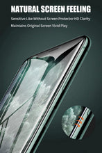 Load image into Gallery viewer, 5D Curved 9H Tempered Glass For iPhone X XR XS 11 12 13 14 Pro Max 6 6S 7 8 Plus SE Mini Full Cover Screen Protector Film 9H Hardness Bubble Free Easy Installation Screen Protective Film