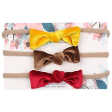 Load image into Gallery viewer, Cute Bow Baby Headband for Girl Nylon Head Bands Turban Newborn Headbands Hairbands for Kids Baby Hair Accessories For Baby