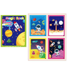Load image into Gallery viewer, 1pcs Magical Book Water Drawing Coloring Cartoons Books Doodle Pen Painting Drawing Board For Kids Toys Birthday Gift