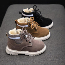Load image into Gallery viewer, Modern Fashion Children Casual Shoes Autumn Winter Boots Boys Shoes Fashion Leather Soft AntI Slip Girls Boots