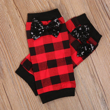 Load image into Gallery viewer, 4Pcs Baby Girls Christmas Dress Set Children Long Sleeve Top Short Skirt Hair Band And Leg Cover
