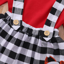 Load image into Gallery viewer, Cute Outfits Autumn Winter Plaid Suspender Christmas Dress Clothing Kids Girls Skirts