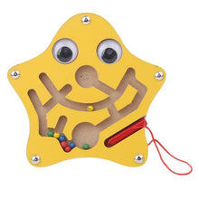 Load image into Gallery viewer, Children Magnetic Maze Toy Kids Wooden Puzzle Game Toy Kids Early Educational Brain Teaser Wooden Toy Intellectual Stevvex Board
