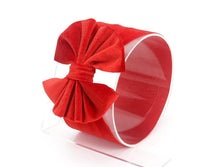 Load image into Gallery viewer, New Large Bow Baby Headband Velet Soft Bowknot Girl Accessories Hair Solid Messy Bows Toddler Headbands Baby Head Wraps Turban Big Bow for Girls