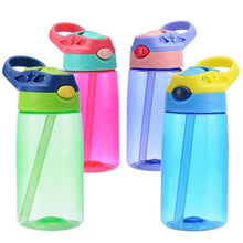 Load image into Gallery viewer, 480ML Kids Water Cup Creative Safe Baby Feeding Cups With Straws Leakproof Water Bottles Outdoor Portable Children's Cups