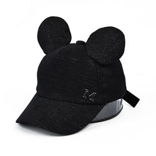 Load image into Gallery viewer, Luxury Modern Shiny Kids Baby Hat With Ear Letter Summer Baby Girl Boy Sun Hat Baseball Caps Cotton For Kids