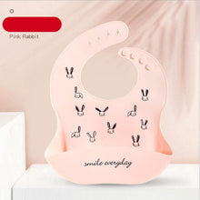 Load image into Gallery viewer, Silicon Breastplate Baby Bib Waterproof Solid Infant Bandana Bibs Newborn Feeding Burp Cloth Bib For Kids