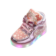 Load image into Gallery viewer, Modern Trend NEW Fashion Style Baby Fashion Sneakers For Children Girls Star Luminous Child Casual Colorful Light LED Shoes Sneakers